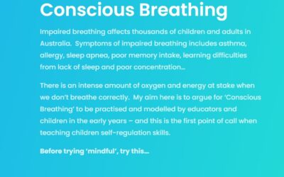 Conscious breathing in early childhood